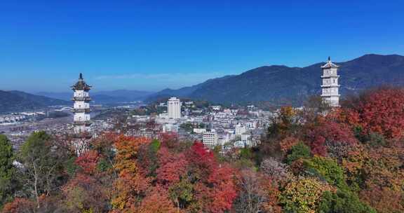 台州临海台州府城巾山塔群