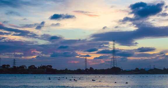 夕阳 晚霞 天空 治愈系 黄昏 唯美