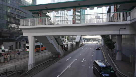 香港金钟道街景