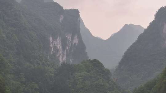 贵州小七孔景区航拍