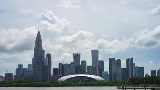 深圳湾春笋延时风景