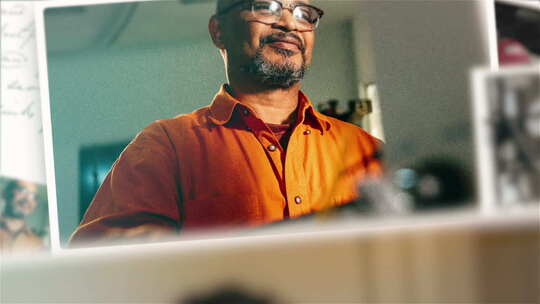 温馨企业回忆照片展示