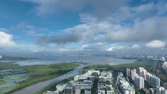 深圳河 水系 香港 交界处