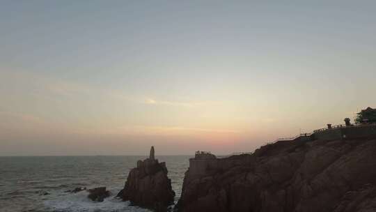 山东荣成成山头天尽头新年元旦海上日出