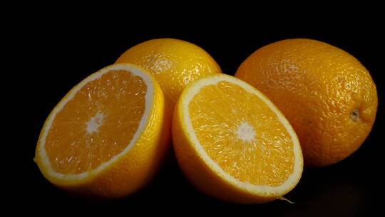 实拍新鲜有机水果橙子视频素材模板下载