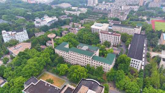 湖北武汉理工大学马房山校区东院东区航拍大