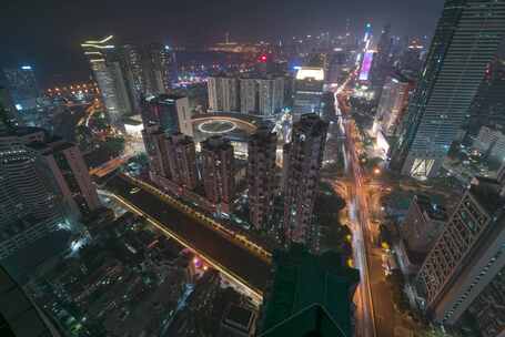 深南东路布吉河夜景