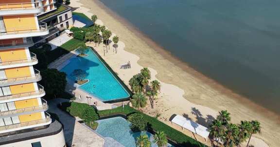 惠州小径湾海滨沙滩航拍0180_D