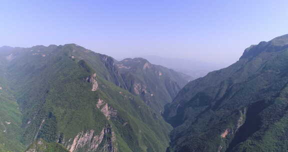 四川重庆兰英大峡谷景点航拍