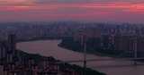 4K航拍广西南宁城市绚丽晚霞高清在线视频素材下载