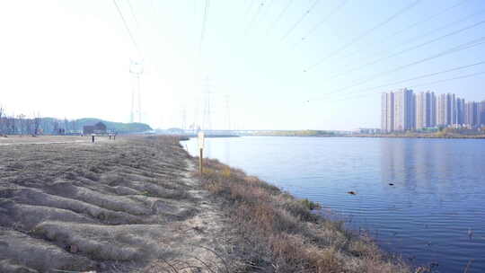 武汉东西湖黄塘湖公园风景