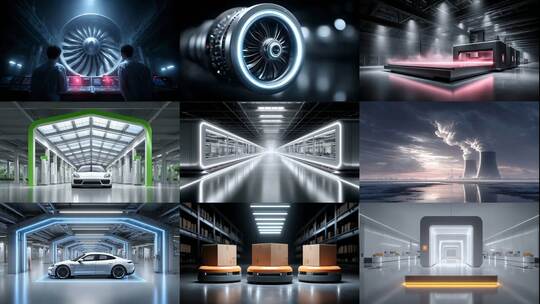 智能工厂未来工业智造(前116S为快速预览)