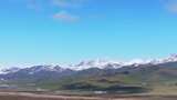 航拍青藏高原青海祁连山脉天境祁连雪山雪景高清在线视频素材下载