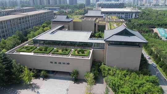 陕西师范大学长安校区校园环境4K航拍合集5