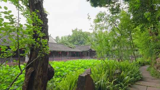 四川眉山三苏祠，苏轼苏东坡故里，中式园林