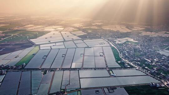 4k航拍云南蔬菜大棚种植基地 8