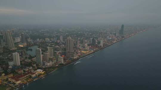 景观，海，道路，海滩