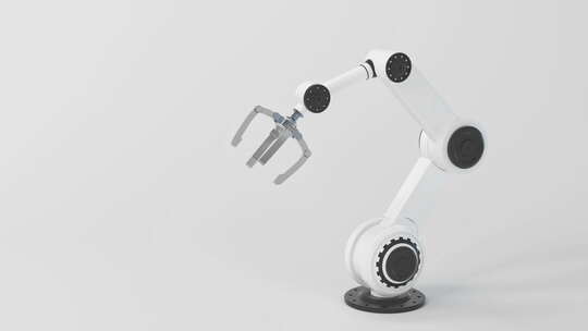 科幻感机械手臂动画3d渲染视频素材模板下载