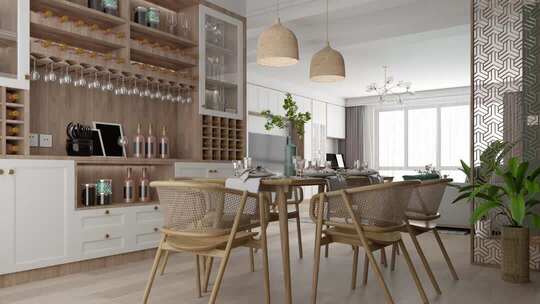 现代家居客厅空镜合集