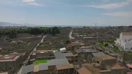 庞贝，遗址，古城，旅游景点