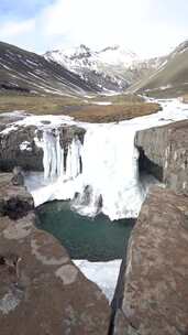 冰岛Skutafoss瀑布