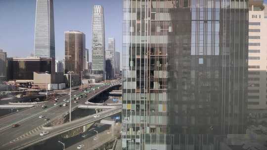 北京城市变迁视频素材模板下载