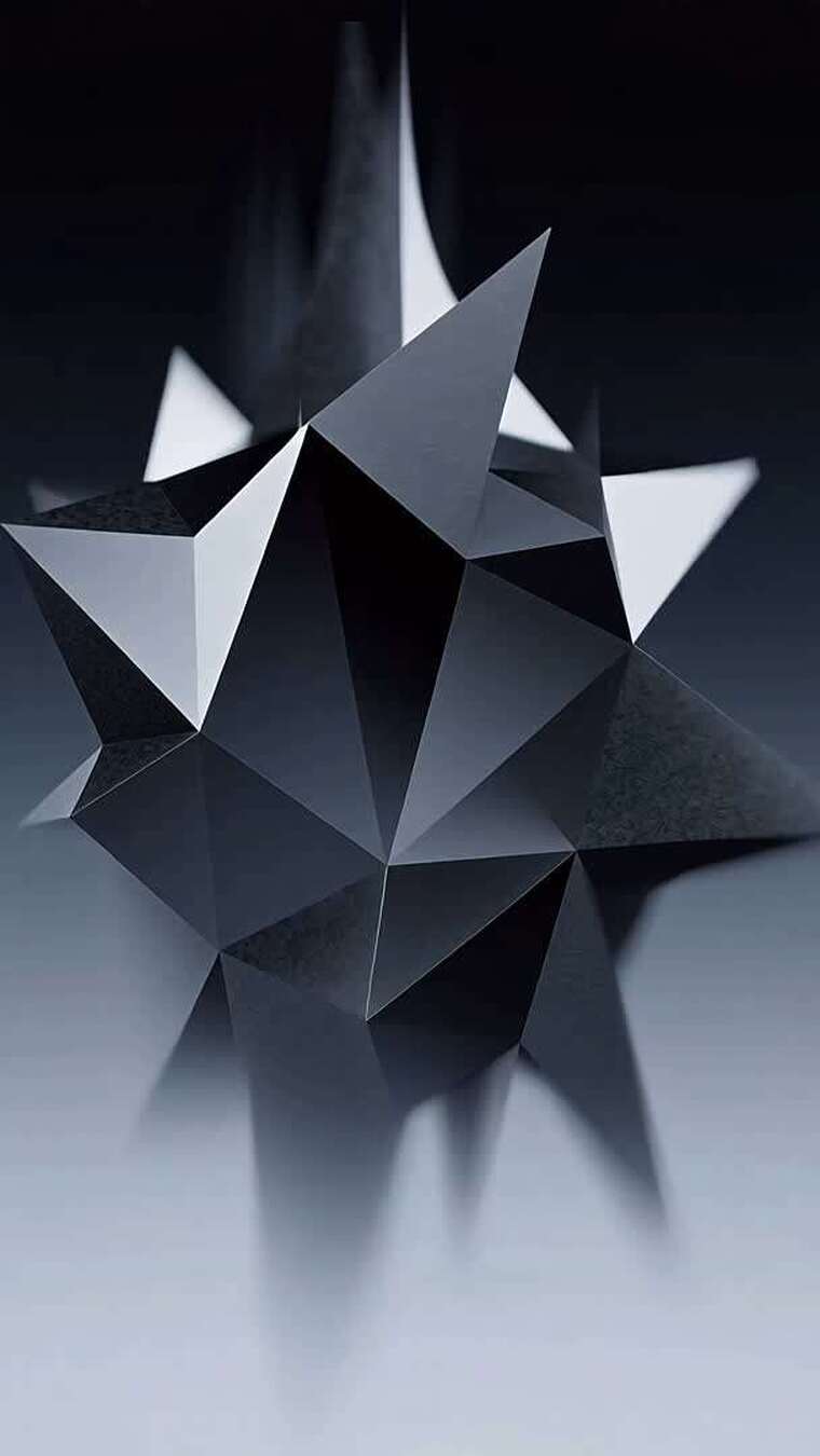 几何立体抽象物体展示