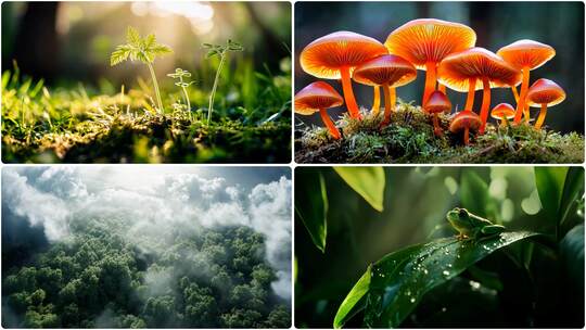 森林生命万物生长