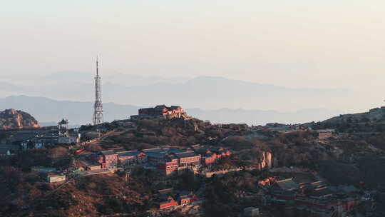 泰安泰山山顶风景