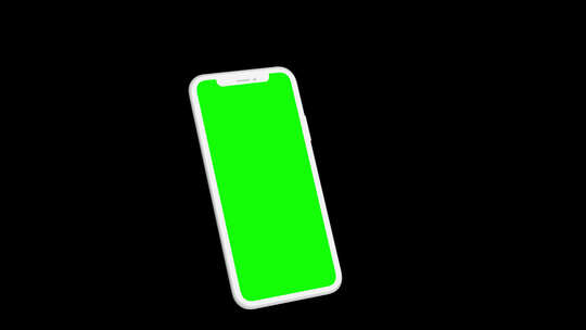 绿幕手机卡通动画