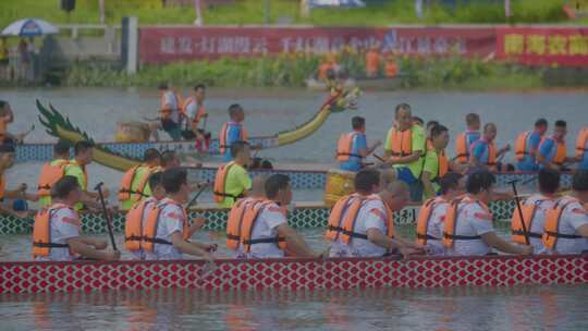 龙舟比赛队伍龙舟端午节