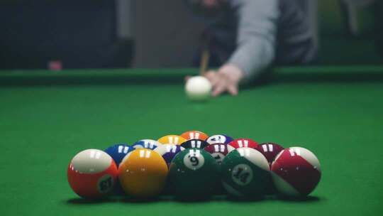 打台球视频