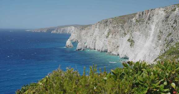 岛，扎金索斯，海，海岸