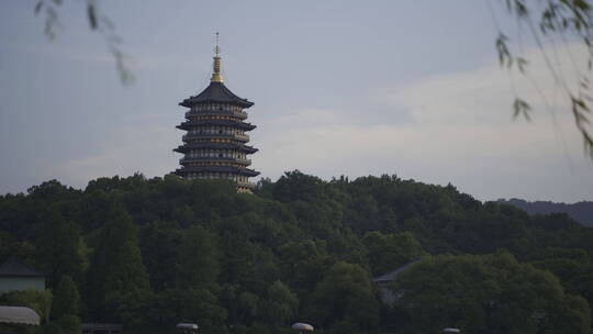 杭州西湖春天实景拍摄视频素材模板下载