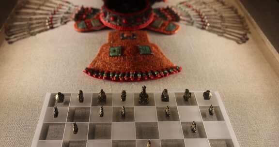 清代蒙古族铜象棋