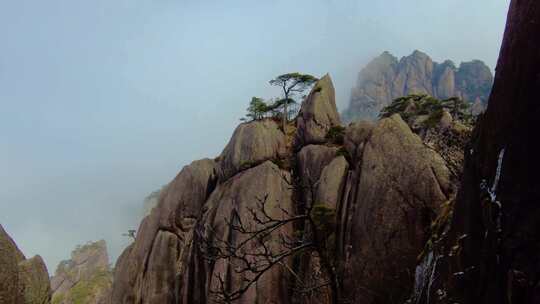 黄山风景区云海延时风景视频素材