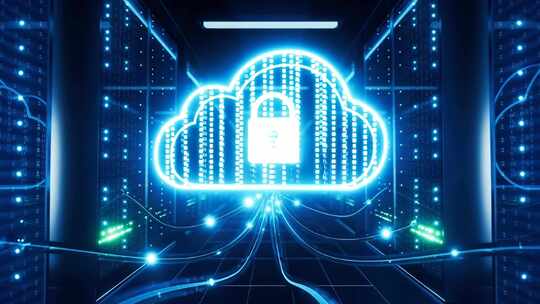 科技感云计算数据中心场景