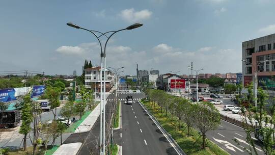 扬州城市发展曙光路「航拍分镜2」20220727