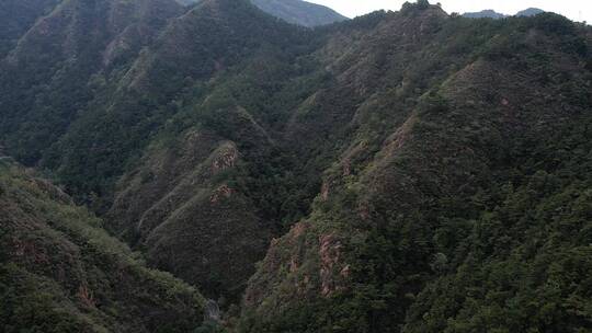 青山野山大山山川迁西景忠山航拍视频素材