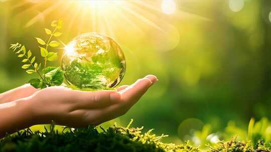 绿色环保地球 双碳 碳中和新能源节能减排