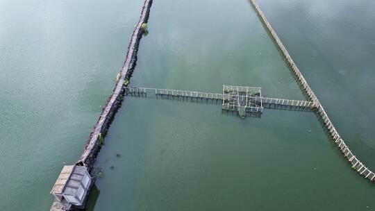 犭央犭茶湖长桥历史古迹著名景区视频素材模板下载