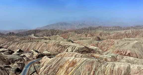 帕米尔高原千年古道塔莎古道山脉峡谷戈壁滩