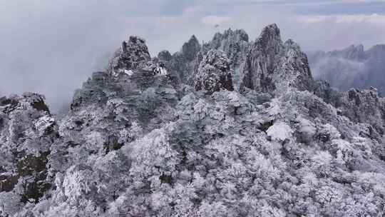 安徽黄山雪景