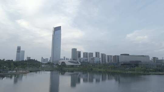 天府新区 兴隆湖 城市 湖景 大湖视频素材模板下载