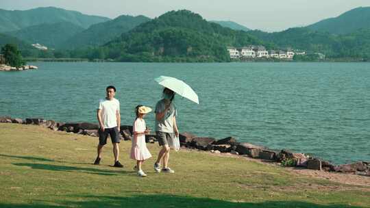 宁波东钱湖傍晚风光