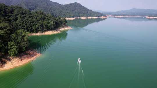 广州市从化区良口镇流溪湖景区航拍