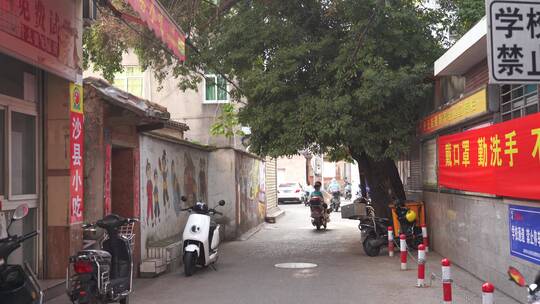 泉州花巷老街巷子胡同民国街道夏日午后时刻