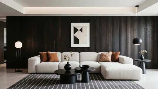 现代风格客厅室内装修素材