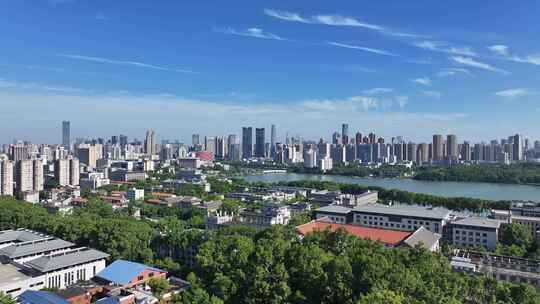 武汉大学武昌区大景航拍