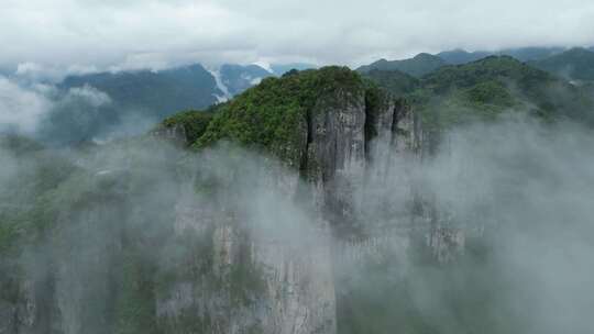 自然风光大气山脉恩施大峡谷